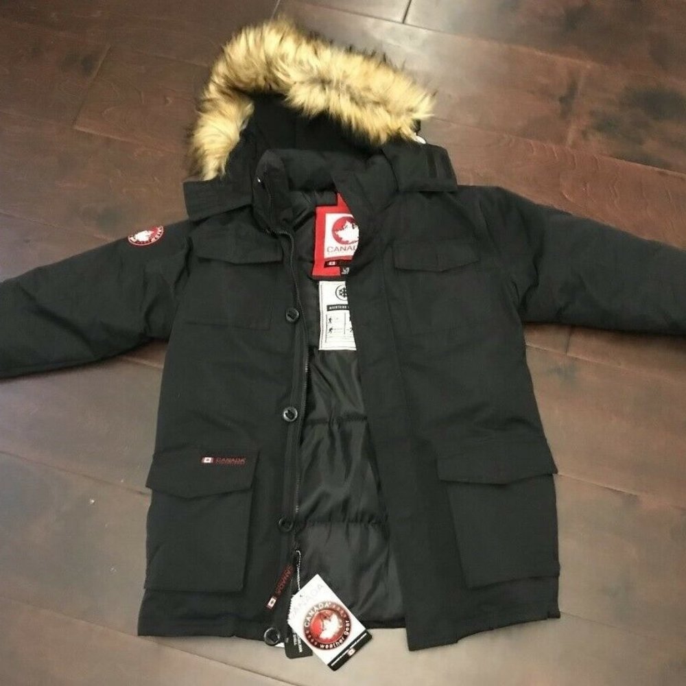 NWT Canada Weather Gear Big Boys Faux  Jacket - Two Sizes -  14/16 & 18/20